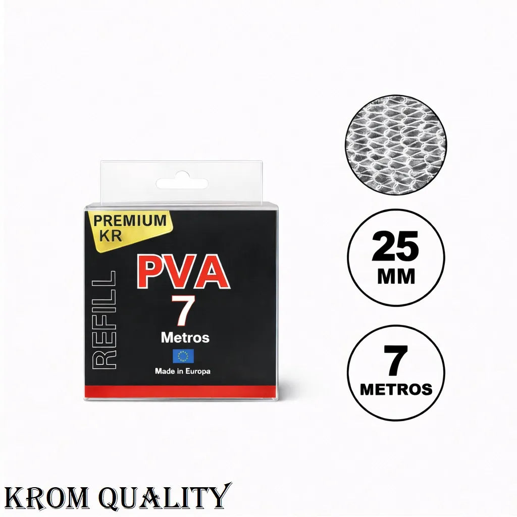 Substituição de malha PVA Krom Quality Recarga 25MM 7M