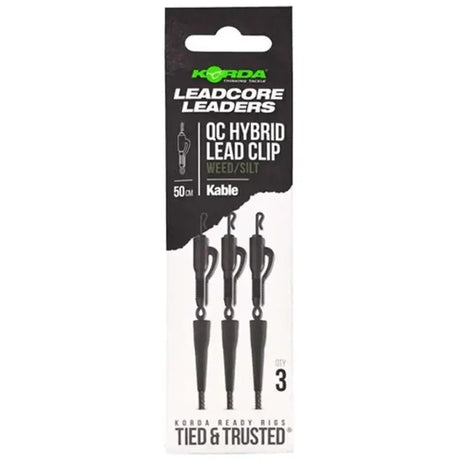Leadcore Korda Lead Clip QC Kable Verde 50 cm - Tienda Carpfishing