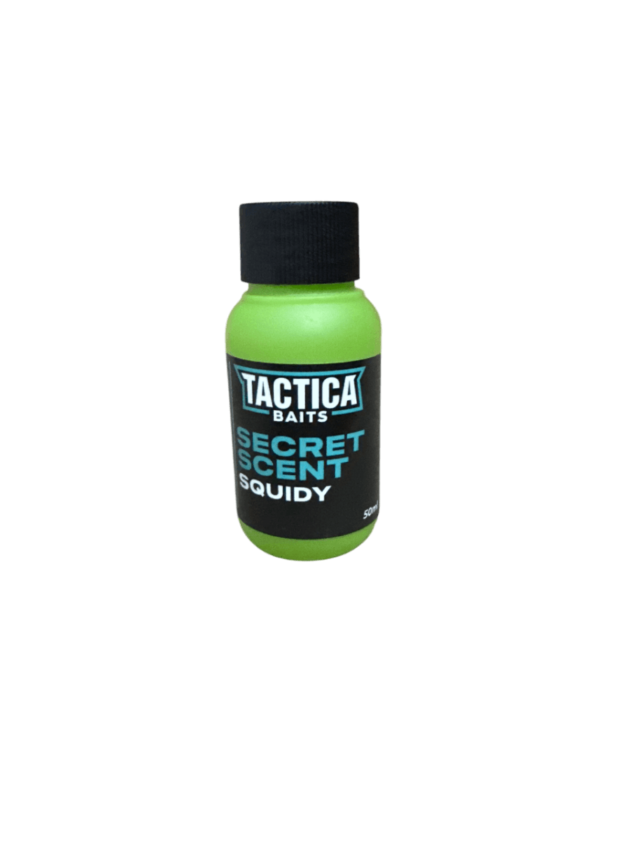 Líquido Tactica Baits Secret Scent Squidy 50 ml - Tienda Carpfishing