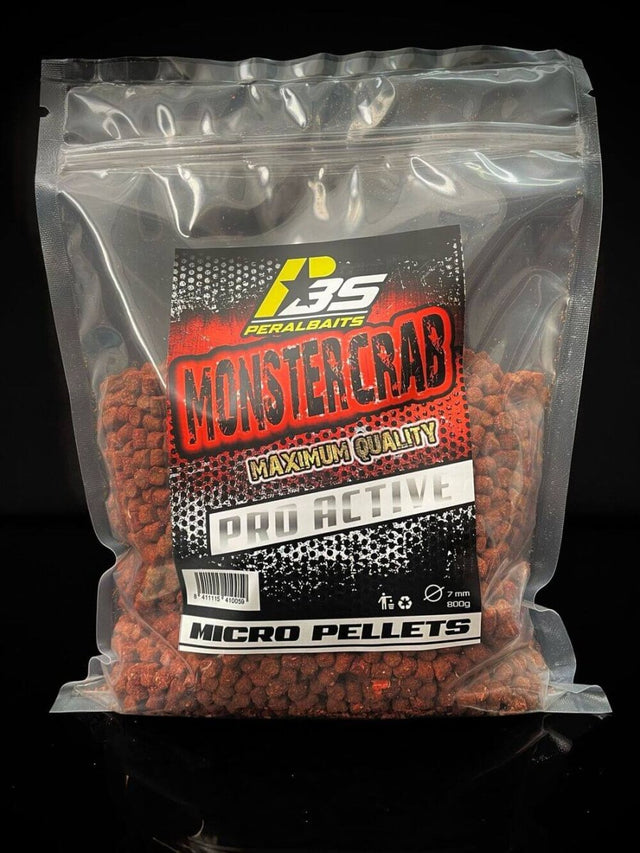Micro Pellets Peralbaits Monster Crab 7 mm - Tienda Carpfishing