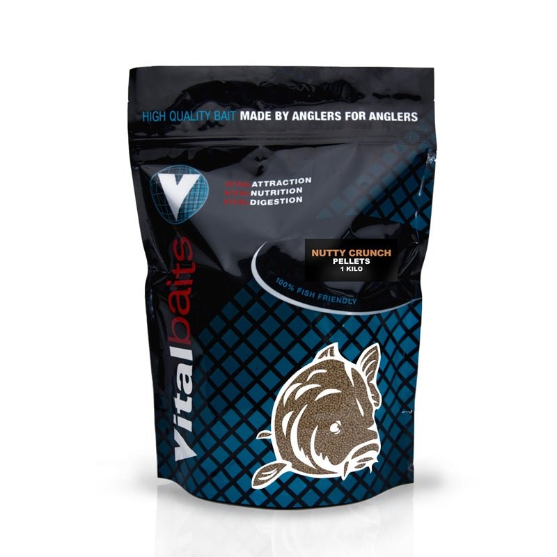 Micro Pellets Vitalbaits Nutty Crunch 2 mm - Tienda Carpfishing