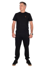 Pantalón Fox Classic Joggers Negro y Naranja - Tienda Carpfishing