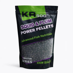 Pellets Krom Quality KR500 Power Squid & Plum 8MM 800G - Tienda Carpfishing