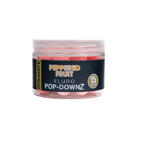 Pop Ups Dynamite Baits Peppered Fruit Fluoro 15 mm - Tienda Carpfishing