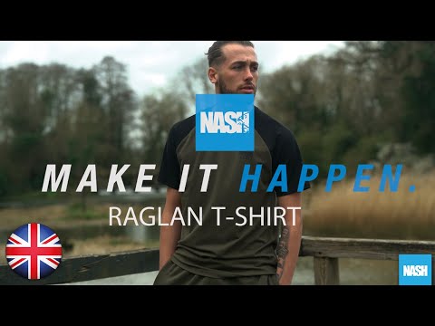 T-shirt Nash Raglan Verde