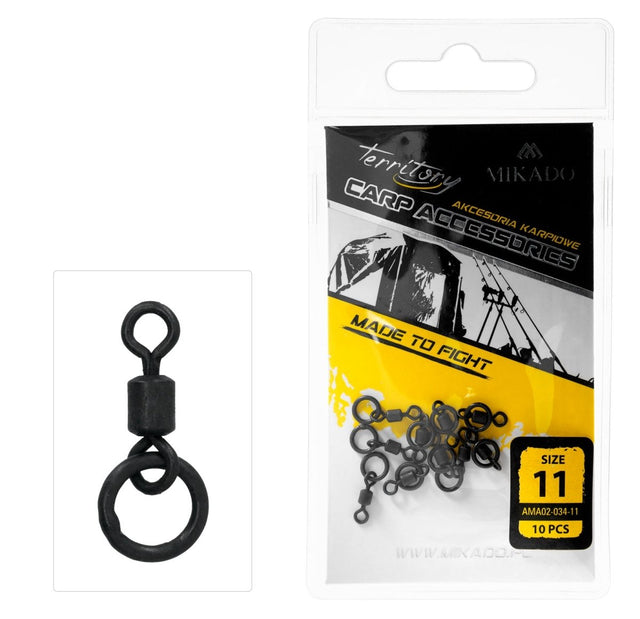 Quitavueltas con anilla Mikado 11 - Tienda Carpfishing