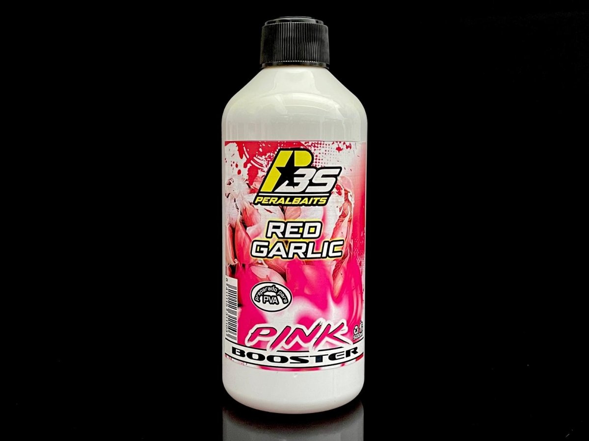 Remojo Booster Pink Peralbaits Red Garlic 500 ml - Tienda Carpfishing