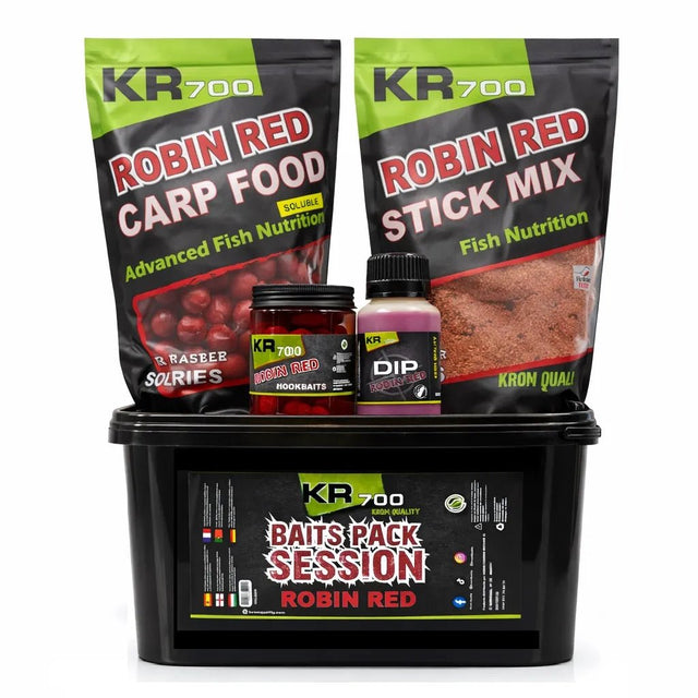 Session Pack Krom Quality KR700 Robin Red - Tienda Carpfishing