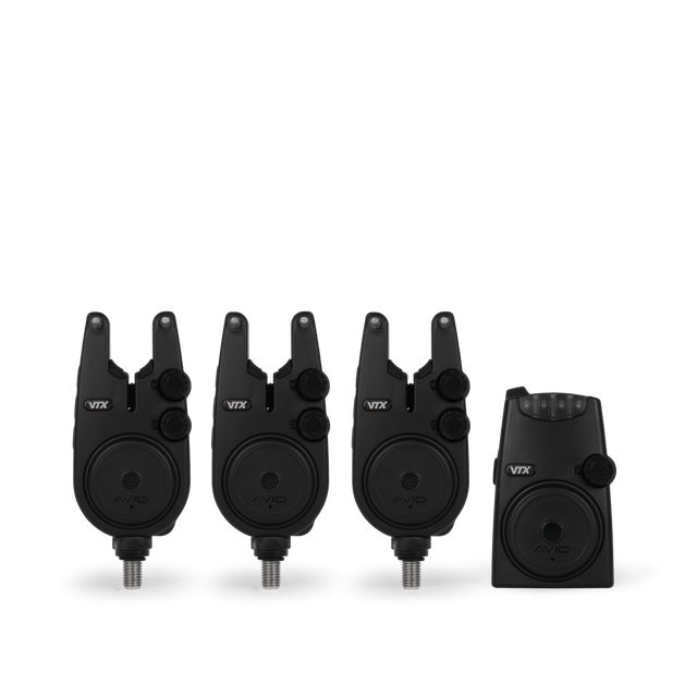 Set de alarmas 3+1 Avid Carp VTX - Tienda Carpfishing