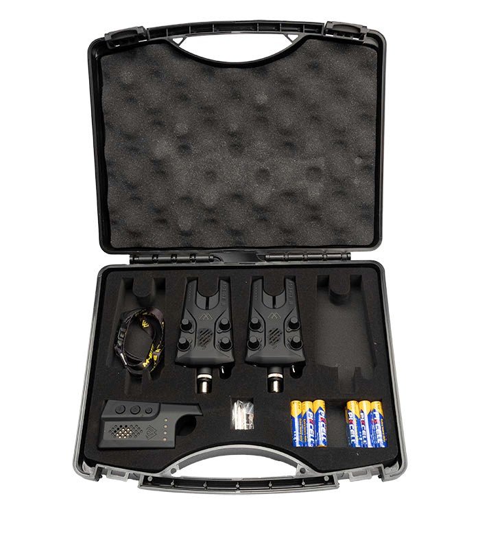 Set de alarmas 3+1 Mikado M - Bite II - Tienda Carpfishing