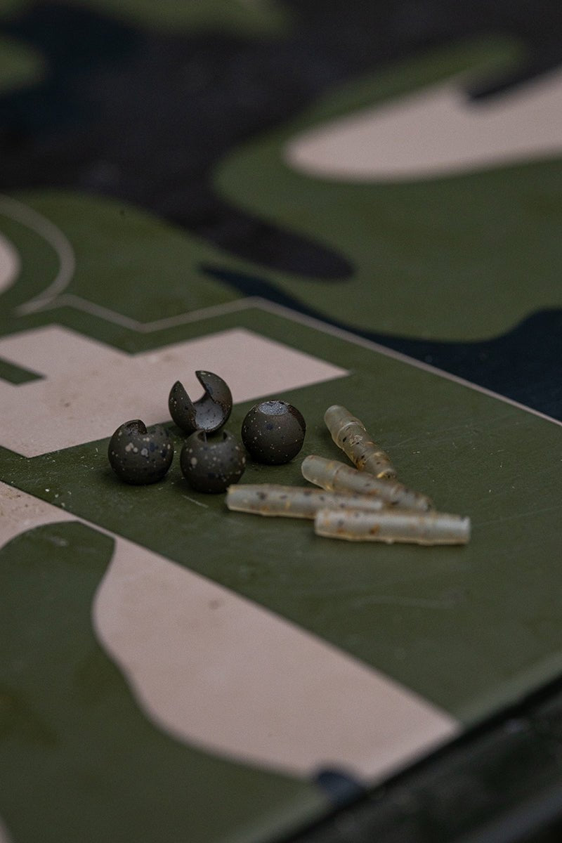 Conjunto de montagem Fox Bordas Tubulação Tungstênio Heli Bead - Tienda Carpfishing