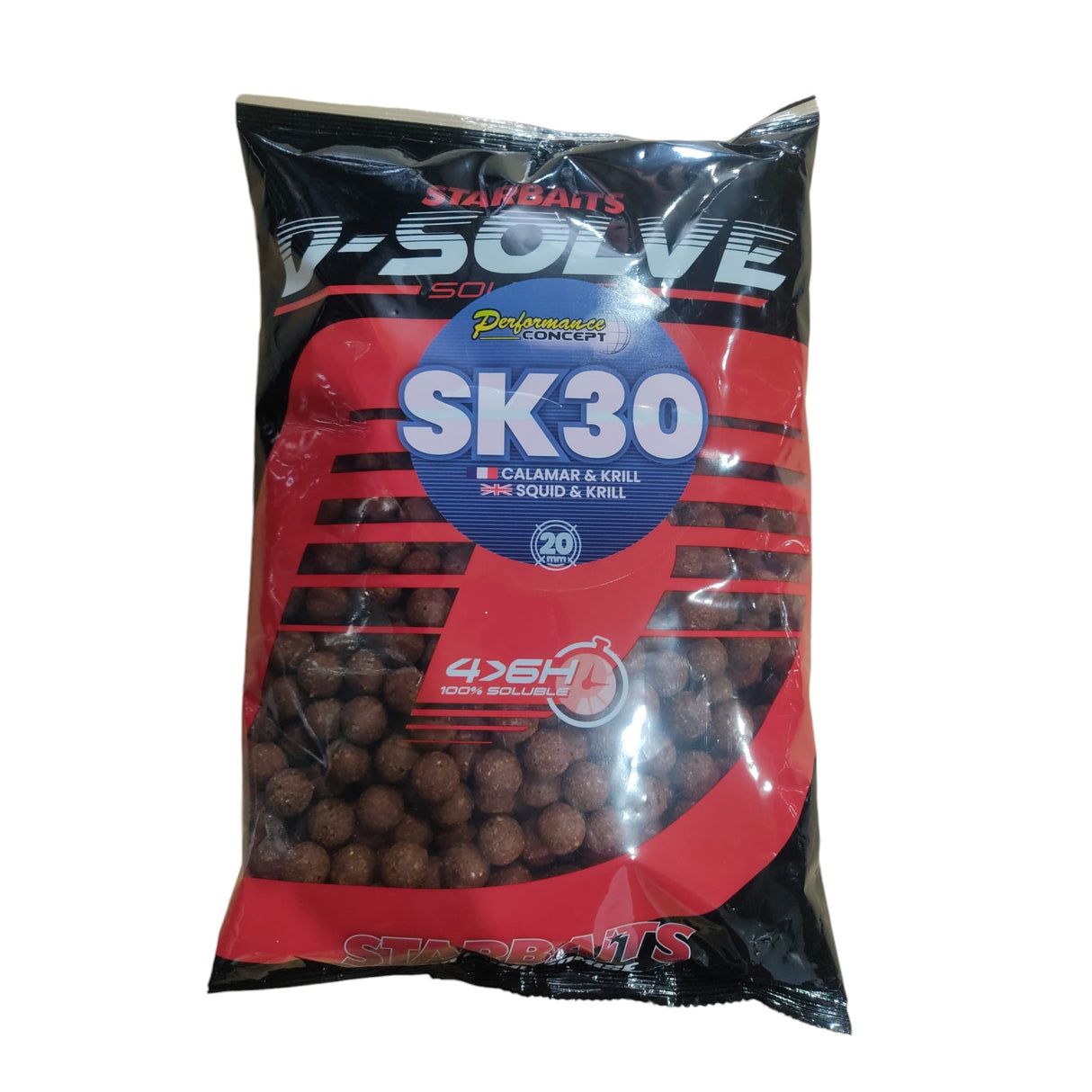 Boilies Starbaits Solúveis SK30 20 mm 2,5 kg