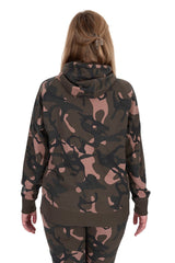 Sudadera Fox Camo para mujer con cremallera - Tienda Carpfishing