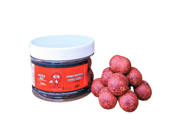 Wafters Dumbells Dudi Bait Jumbo Mister Red 30 mm - Tienda Carpfishing