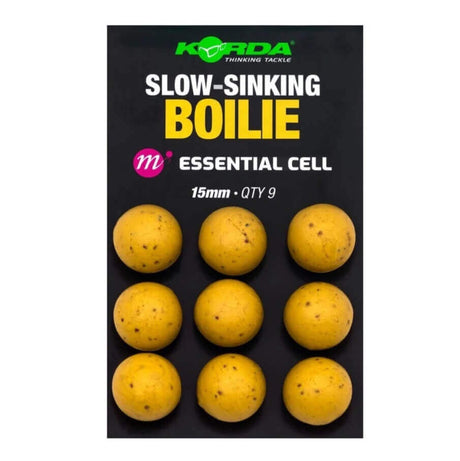 Boilies Slow Sinking Korda Essential Cell 15 mm