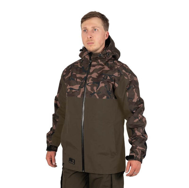 Chaqueta Fox Tres Capas Aquos Camo Verde