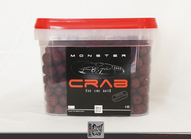 Cubo Boilies Trybion Monster Crab 4 Kg