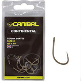 Anzuelos Canibal Continental Camo - Tienda Carpfishing