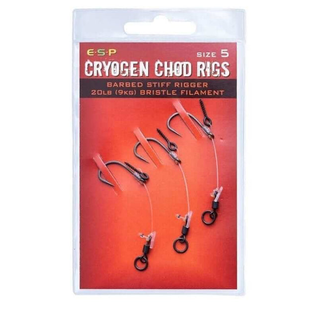 Anzuelos montados ESP Cryogen Chod Rig nº8 - Tienda Carpfishing