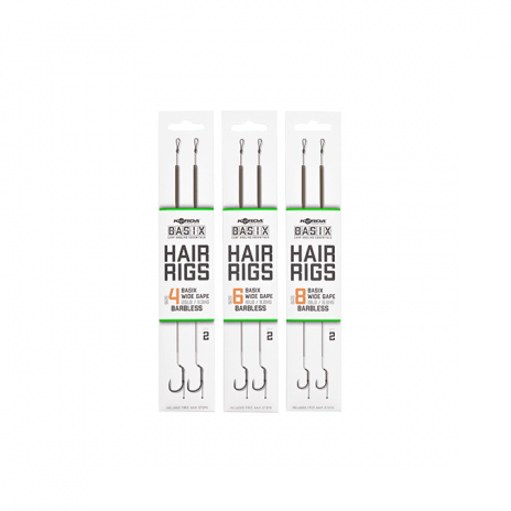 Anzuelos montados Korda Basix Wide Gape 8 Barbless - Tienda Carpfishing