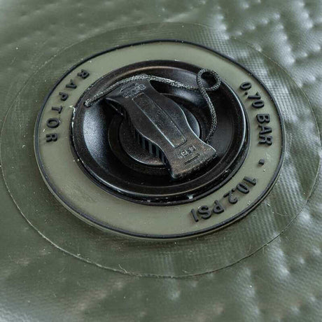 Barca Raptor 230 X - Wide Verde con suelo de aluminio - Tienda Carpfishing