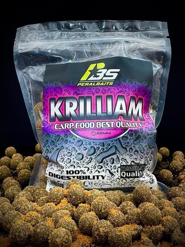 Boilies Peralbaits Krilliam 20 mm - Tienda Carpfishing