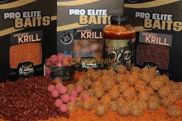 Boilies Pro Elite Baits Gold Antartic Krill 20 mm - Tienda Carpfishing
