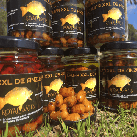 Chufas XXL Royal Baits Melocotón Piña - Tienda Carpfishing