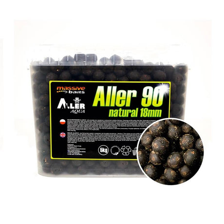 Cubo Massive Baits Boilies Aller 90 Natural 5 Kg - 18 mm - Tienda Carpfishing