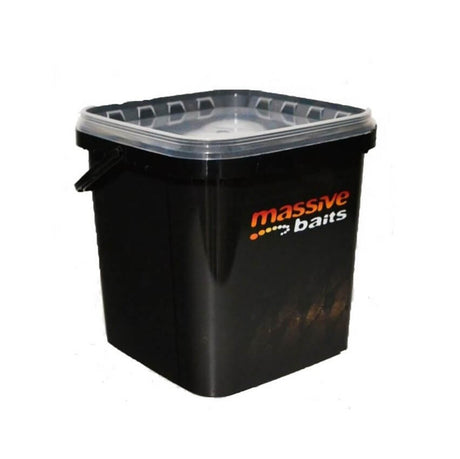 Cubo Massive Baits Boilies Vainilla 3 kg - 18 mm - Tienda Carpfishing