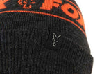Gorro Fox Collection Negro/Naranja con bola - Tienda Carpfishing