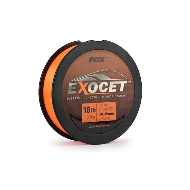Hilo Fox Exocet Naranja Fluo 1000 m - Tienda Carpfishing
