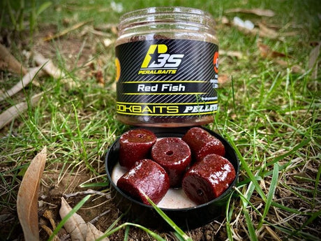 Hook Baits Pellets Peralbaits Red Fish 14 mm - Tienda Carpfishing
