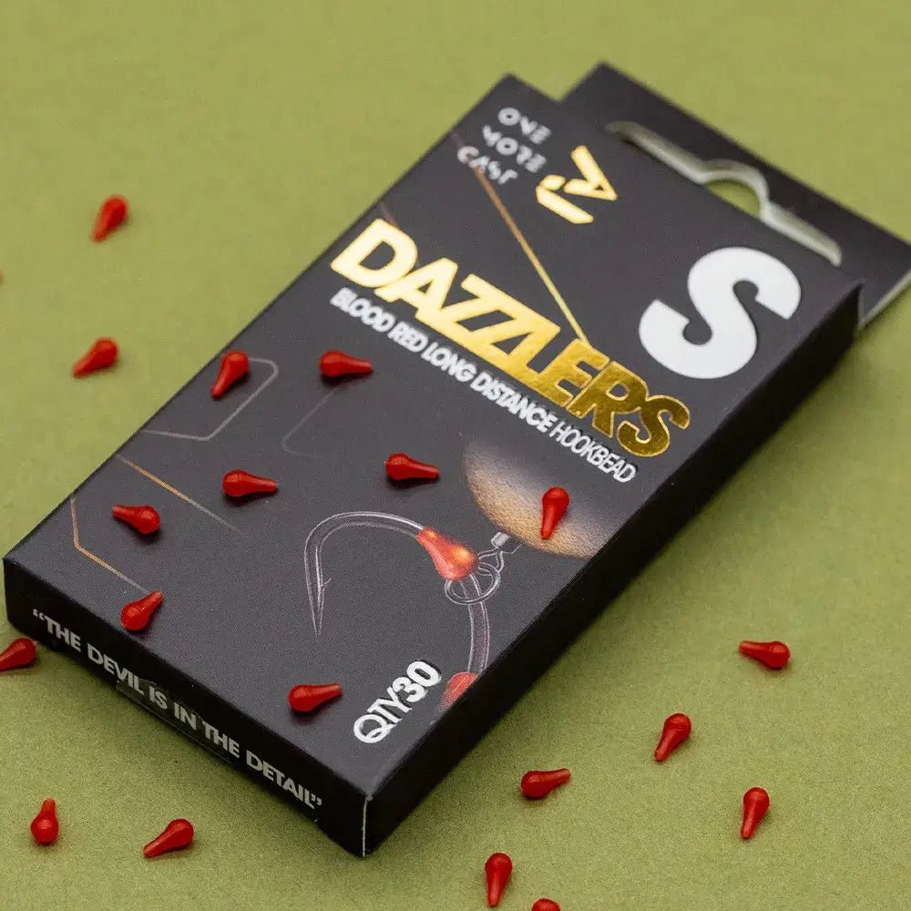 Hook Bead OMC Dazzlers Blood Red Distance S - Tienda Carpfishing
