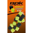 Maíz Pop up Rok Fishing Amarillo/Negro 10 - Tienda Carpfishing