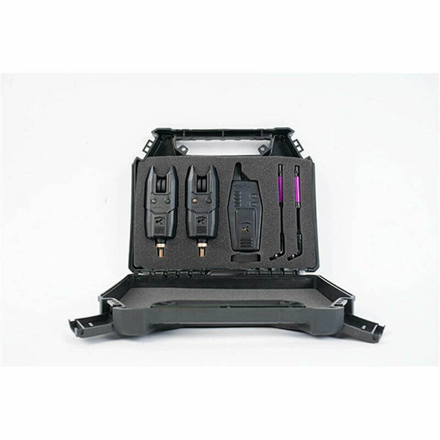 Maletín de alarmas 2+1 Korum KBI - R 2 + 2 tensores - Tienda Carpfishing