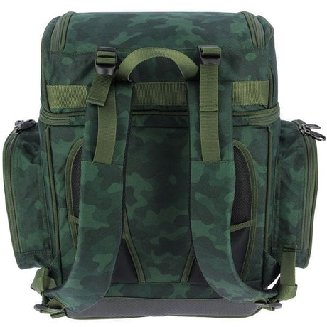 Mochila Multi - Pocket NGT Camo Verde - Tienda Carpfishing