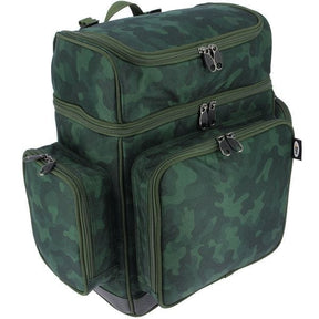 Mochila Multi - Pocket NGT Camo Verde - Tienda Carpfishing