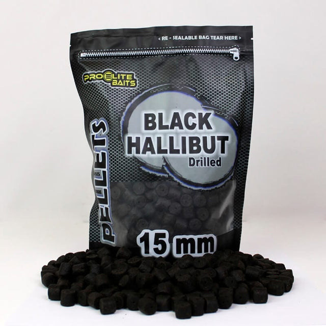 pellets 15 mm black hallibut poisson fenag