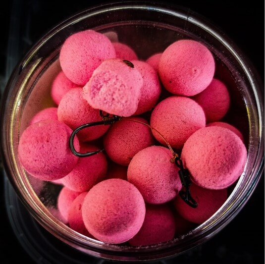 Pop Ups Pro Elite Baits Gold Antartic Krill Rosa 14 mm - Tienda Carpfishing