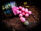 Pop Ups Pro Elite Baits Gold Antartic Krill Rosa 20 mm - Tienda Carpfishing