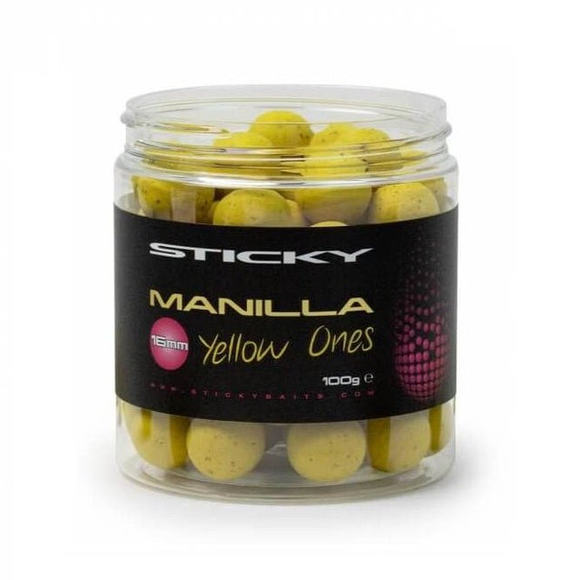 Pop Ups Sticky Manilla Amarillo 14 mm - Tienda Carpfishing