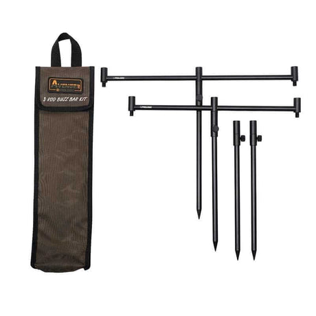 Set Buzz Bar y Picas Prologic Avenger 3 cañas - Tienda Carpfishing