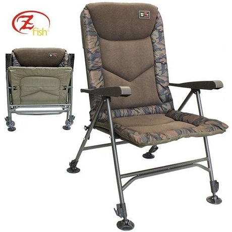 Silla Zfish Deluxe Camo - Tienda Carpfishing