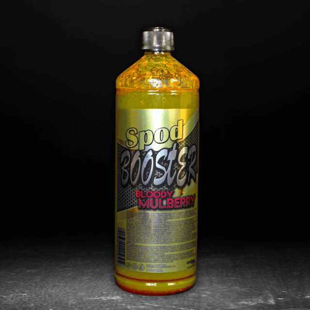 Spod Booster Pro Elite Baits Gold Bloody Mulberry 1000 ml - Tienda Carpfishing