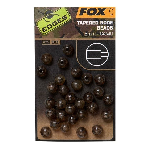 Tapered Bore Beads Camo Fox 6 mm - Tienda Carpfishing
