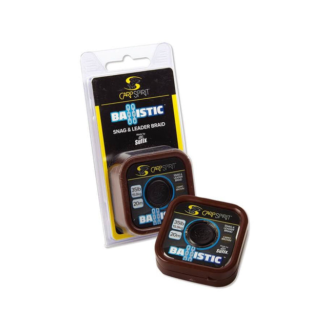 Trenzado Carp Spirit Ballistic Camo Marrón 45 Ib 20 m - Tienda Carpfishing